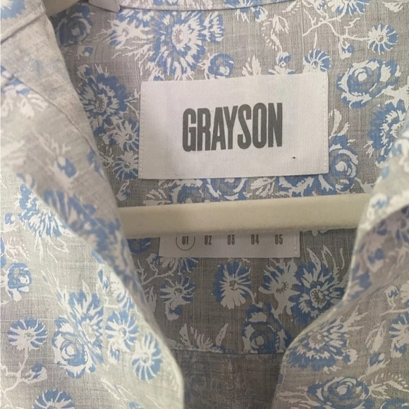 GRAYSON The Hero button down in Henrietta Flower Size 01 - Picture 3 of 7